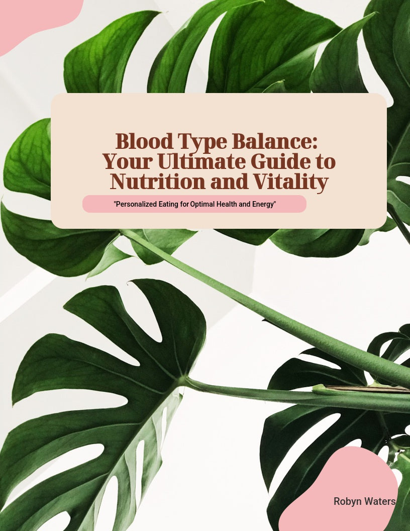 BLOOD TYPE BALANCE: E-Book (Digital download)